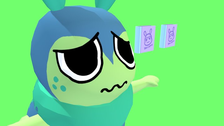 (FIRST MODEL/RIGGED) Squirm | Dandy's World! 3D Model