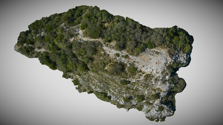 San Felice Circeo (LT) - Picco di Circe 3D Model