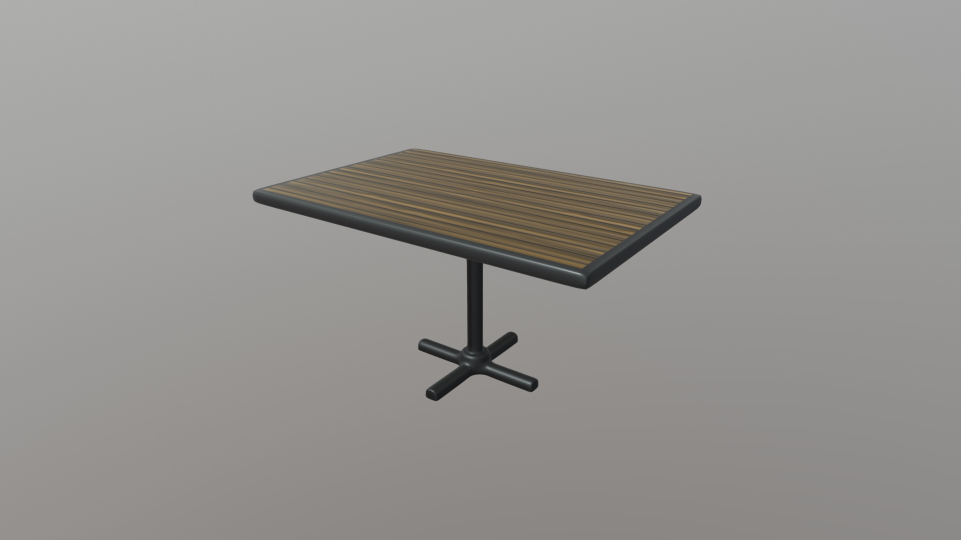 3D model Restaurant Regular Table - This is a 3D model of the Restaurant Regular Table. The 3D model is about a small wooden table.