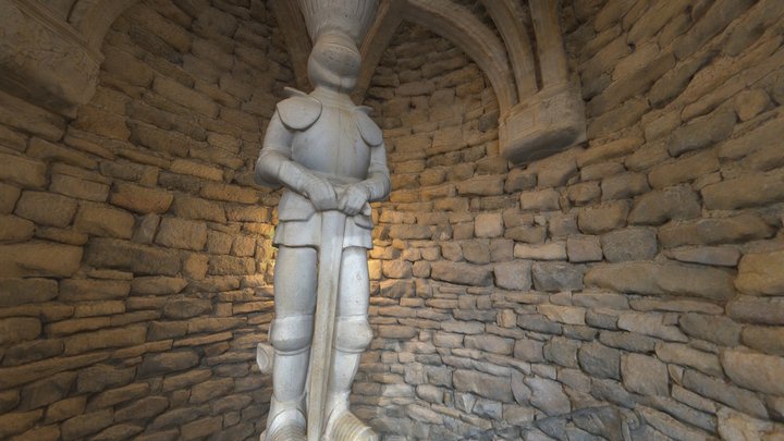 Le chevalier du Château de Mâlain 3D Model