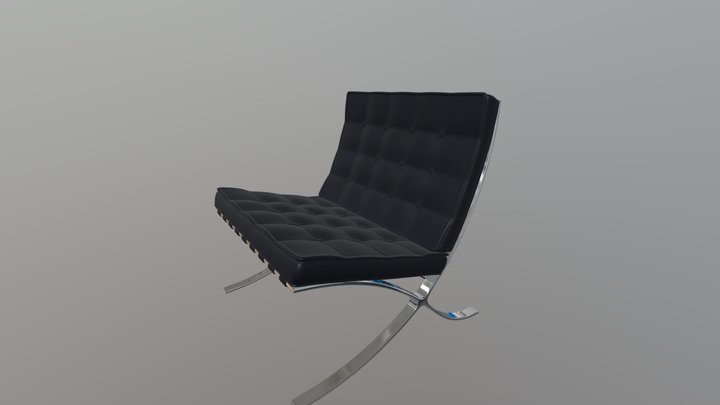Barcelona Chair 3D Model