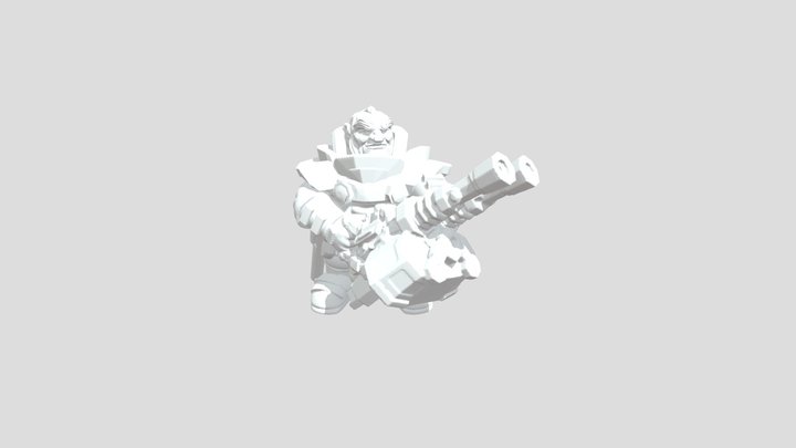 mini Gunner 3D Model