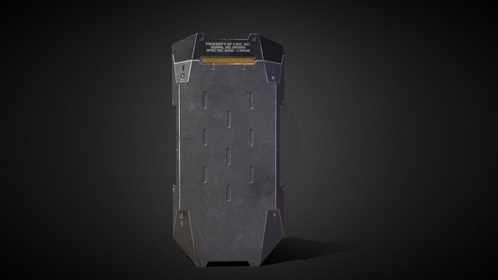 CPC  Ballistic Shield 3D Model