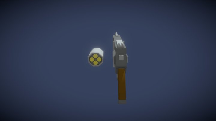 Hand Cannon 3D Model
