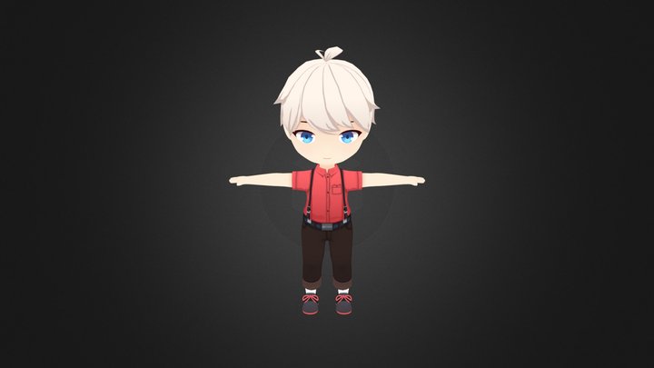 Cartoon Character Micheael （M_Studio） 3D Model