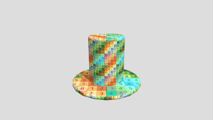 Uv top hat 3D Model