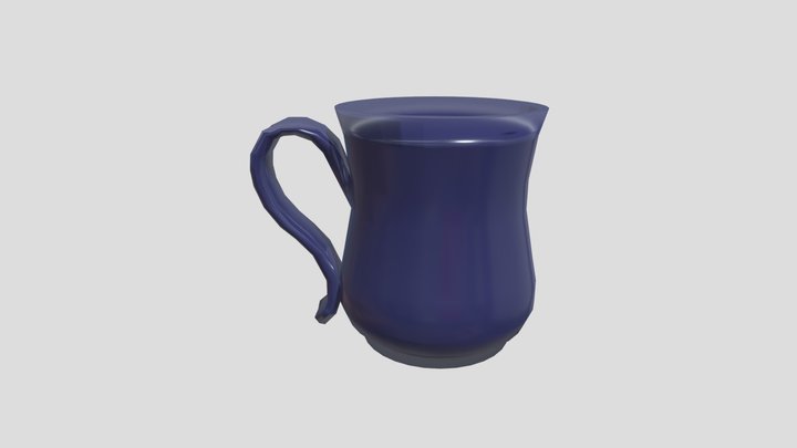 Blue Mug – Kostenloses 3D-Modell STL