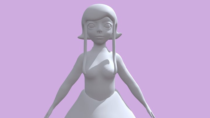 Girl Model 3D Model