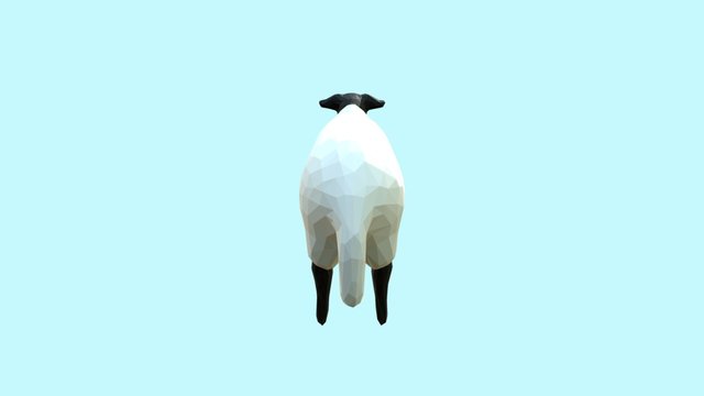 Sheep Low Polly 3D Model