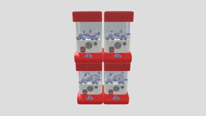 Capsule Toy Machine 3D Model