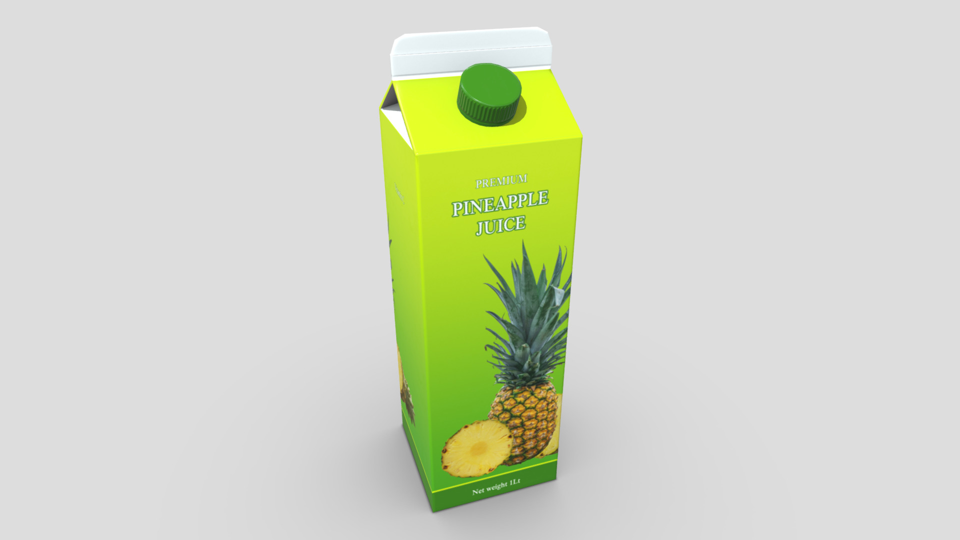3D model Pineapple Juice - This is a 3D model of the Pineapple Juice. The 3D model is about icon.