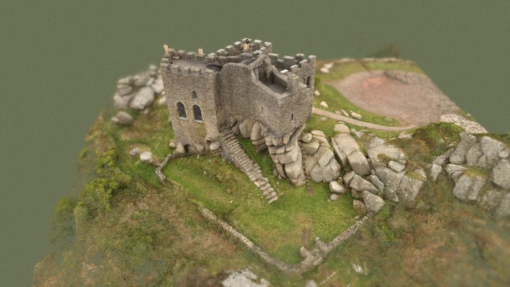 Carne_Bray_Castle_LOW_RES 3D Model