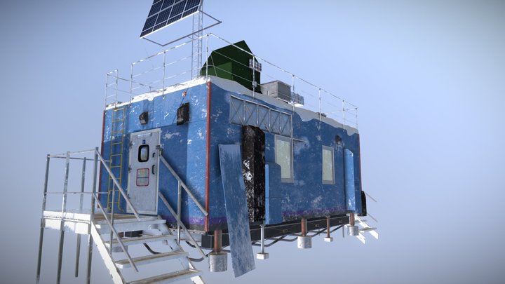 Arctic Base Unit 3D Model