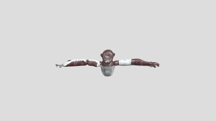 Aawf Newlvl1 Lethal Ape Primal Fear 3D Model