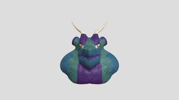 Low Poly Bust Final V2 3D Model
