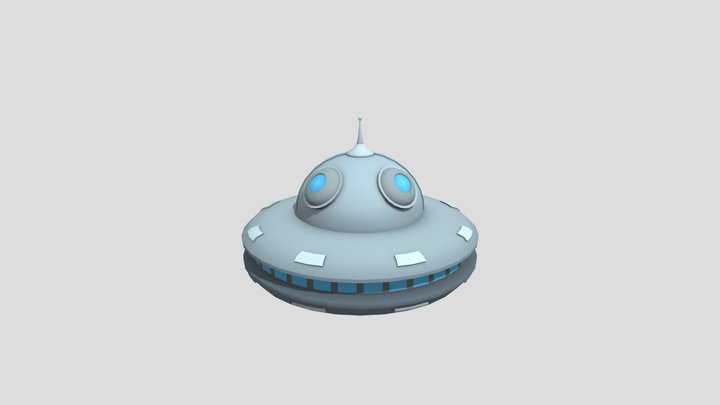 GU Japan UFO (without legs) by: Adan 3D Model