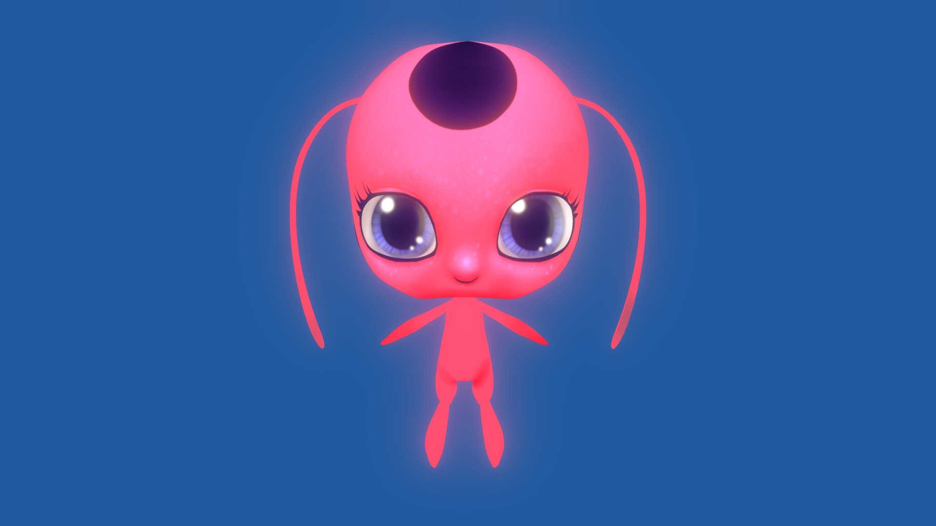 Miraculous Ladybug model - Tikki - Buy Royalty Free 3D model by