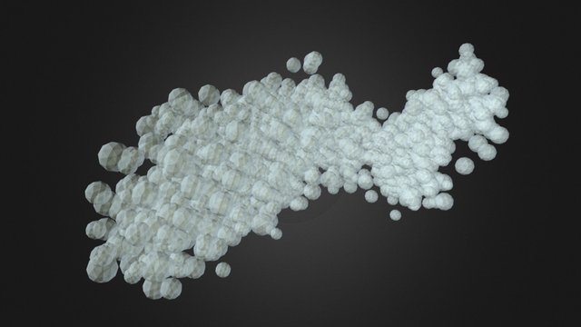 Particles cloud 3D Model