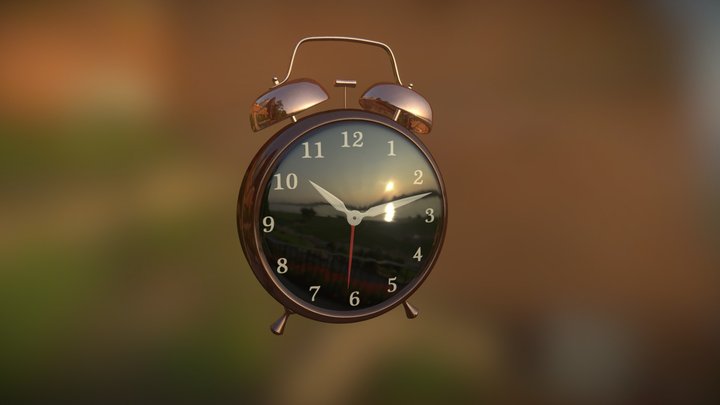 Alarm Clock 3D Model