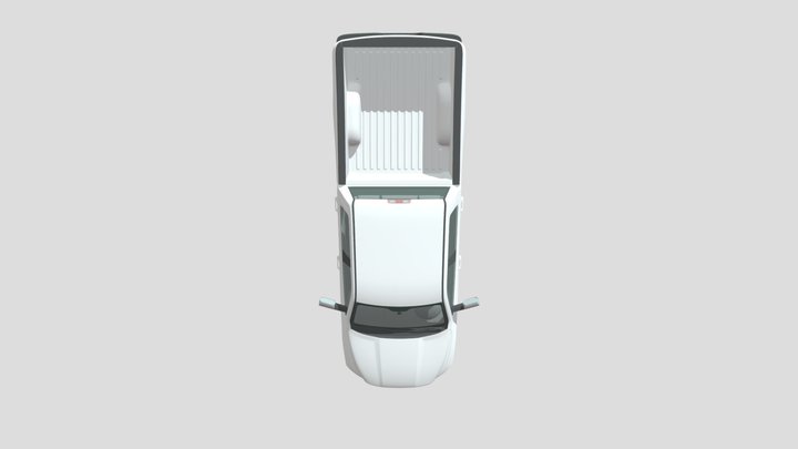 Dodge 2500 Crew Cab 6foot 2012 3D Model