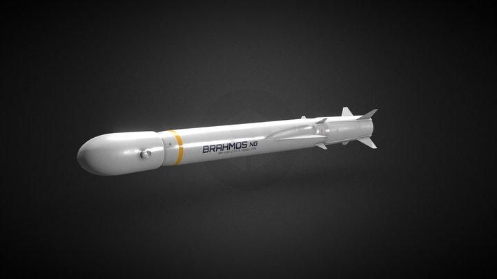 BrahMos NG - Cruise Missile 3D Model