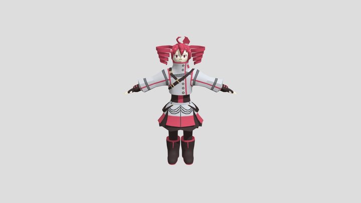 Teto Bomb Rush Cyberfunk inspired model 3D Model
