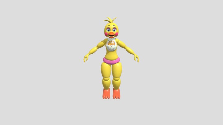 3D file FNAF / Five Nights at Freddy's ToyChica Files For Cosplay
