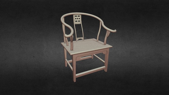 圈椅族1-三维视图-视图1 3D Model