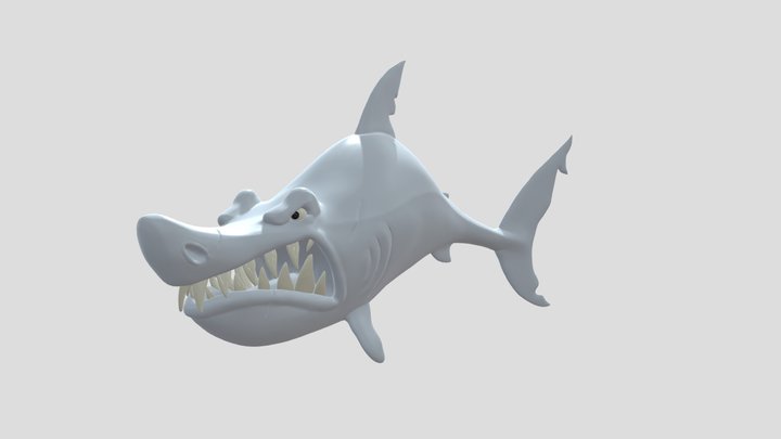 Sharkie Model /w Animation 3D Model
