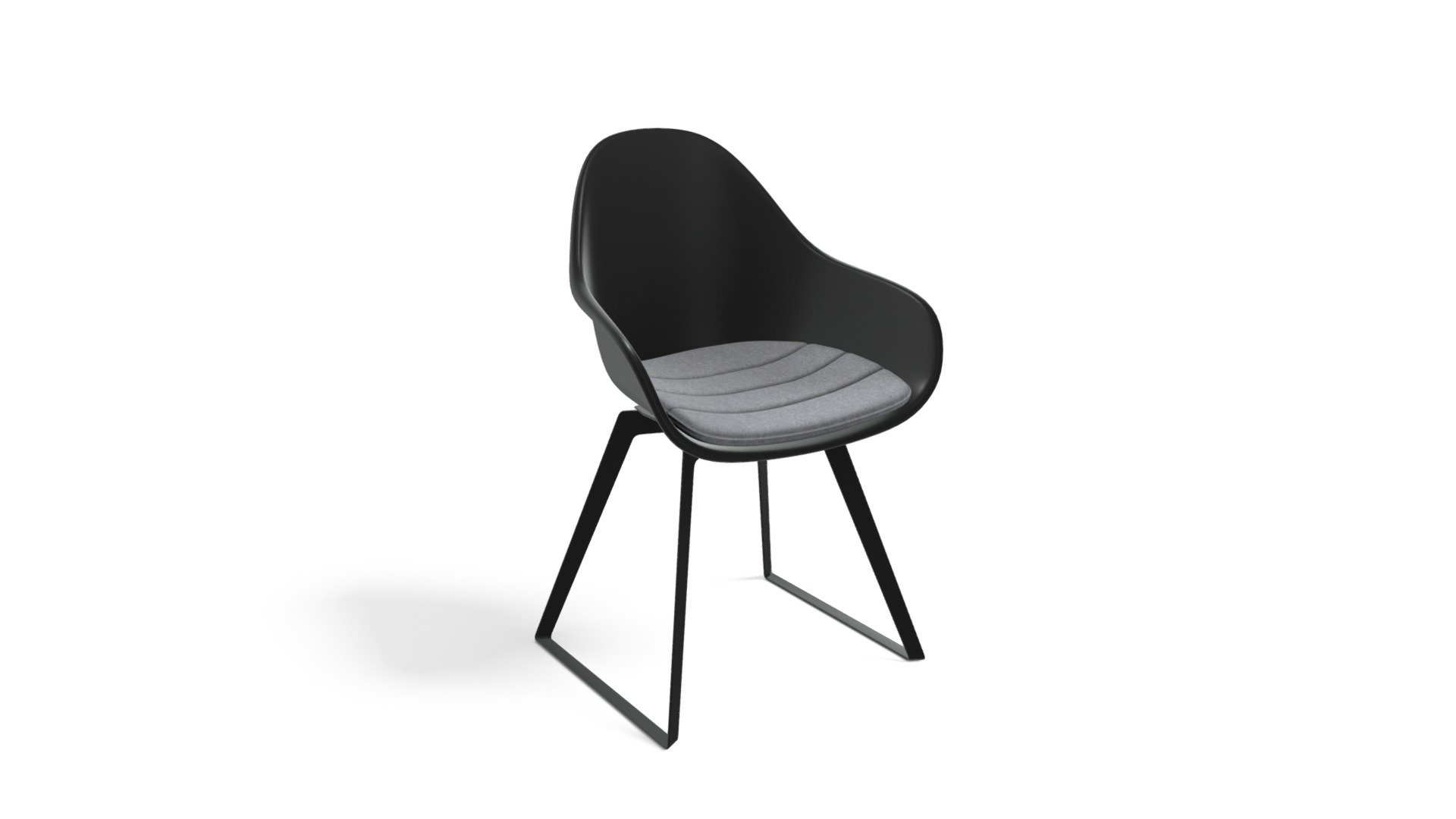 Set Of 2 Boone Dining Chairs, Black