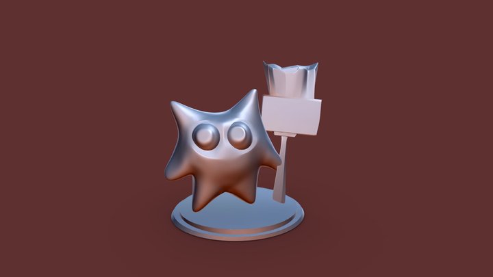 Kuroko-Chan (黒子ちゃん from いのちの食べ方) 3D Model