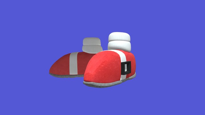 sonic shoes export 3D Model