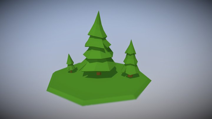 Fir Trees 3D Model