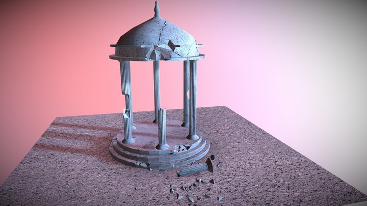 temple ruins 3D Model