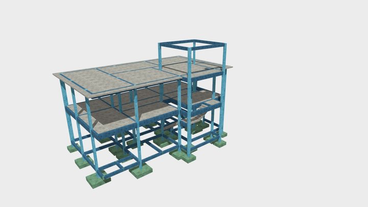 POSTO DE SAUDE CUBAS - FERROS MG 3D Model