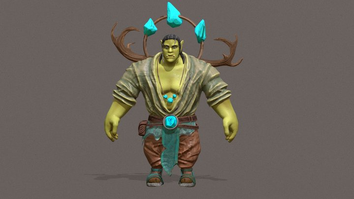 B3C1_Caprio_Tina_ CharaAdvArt_SculptPose 3D Model