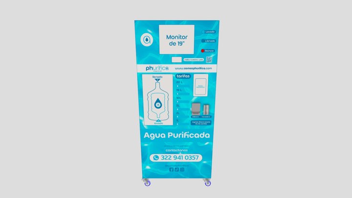 SMART VENDING PHURIFICA 3D Model