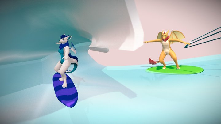 Scalies On The Water 3D Model