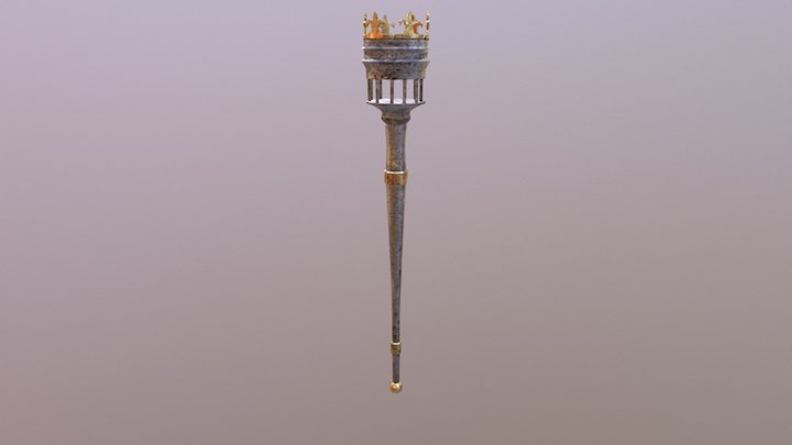 Real Time Ready Prop- Torch 3D Model