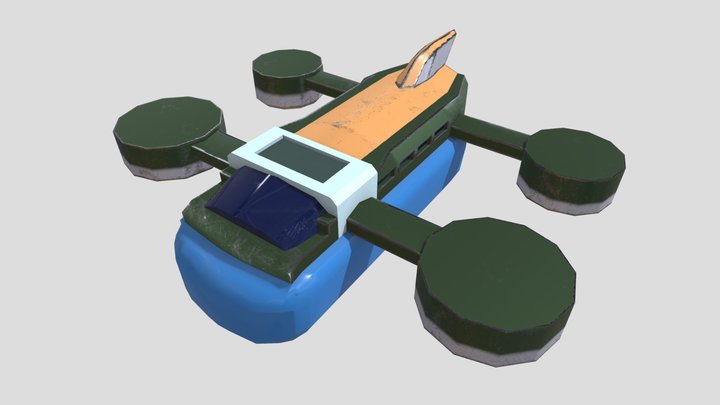 Space Bus 3D Model