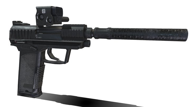 Pistol | USP_S_TACTICAL 3D Model