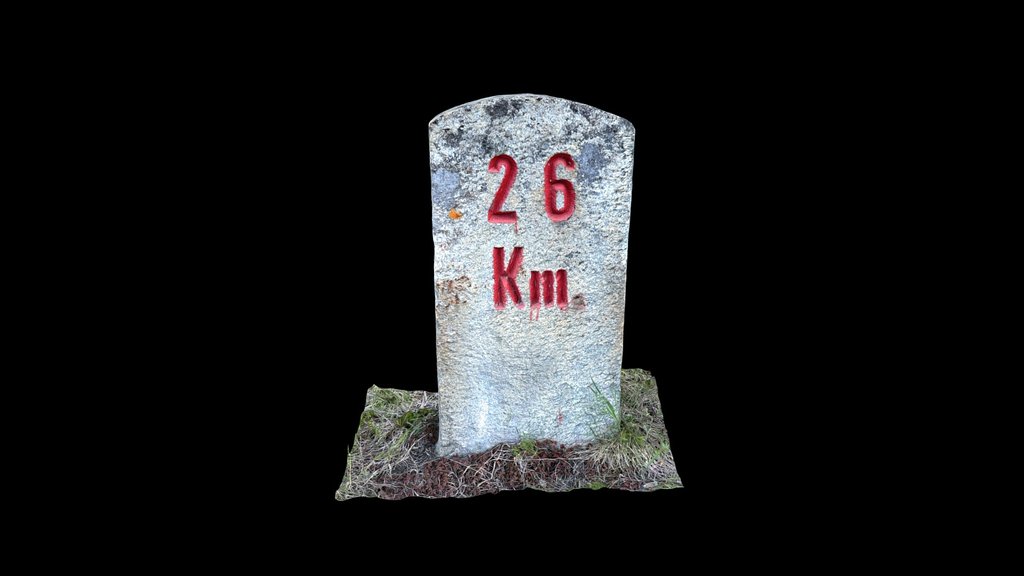 Milestone Wassen - Sustenpass Km 26