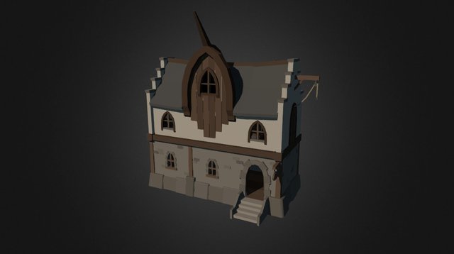 Trading-port house-1 3D Model