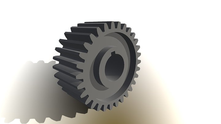 Gear 3D Model for Engineering and Design 3D Model
