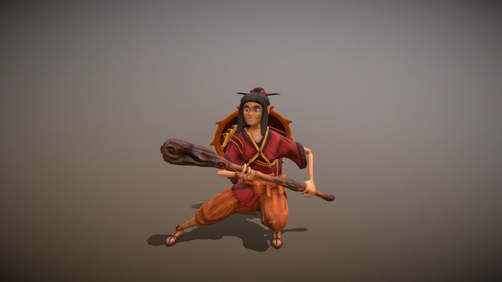 Aurora, Timón de los vientos 3D Model