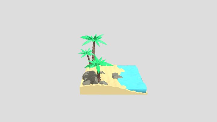 Beach 3D Model