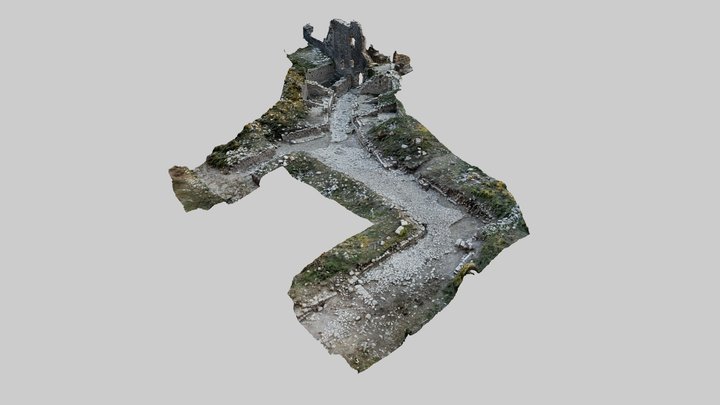 Stari grad Vrana 3D Model