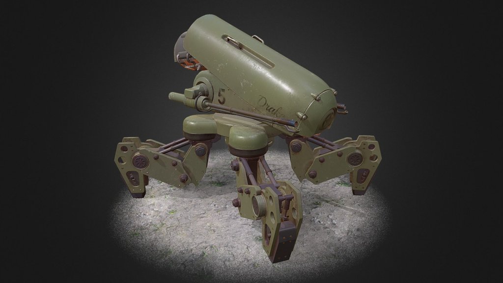 Flamethrower Drone