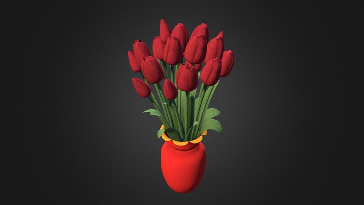 Tulips 3D Model