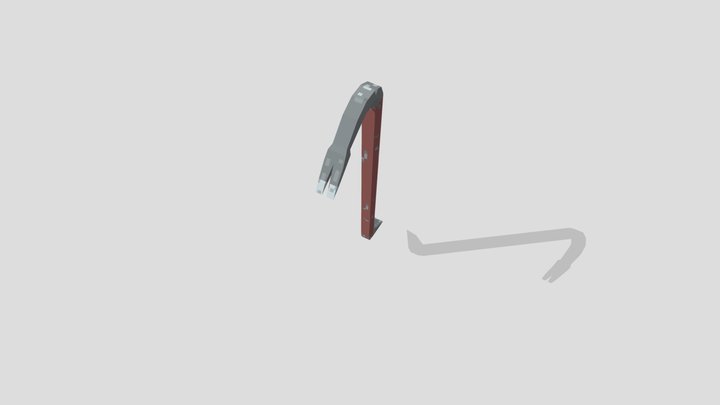 Crowbar low poly pixel textured – Modelo 3D gratuito STL